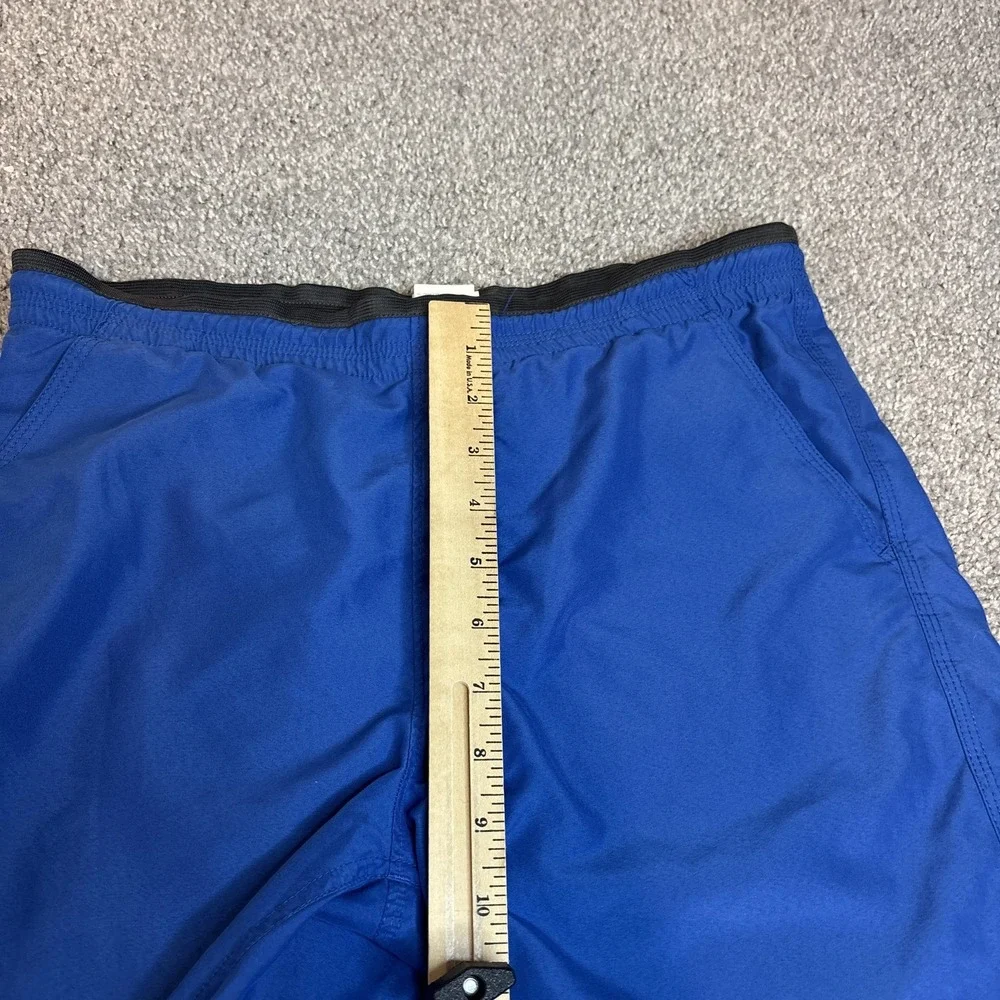The North Face Shorts Boys Large 14/16 Blue Swim Trunks Mesh Lined Elastic Waist